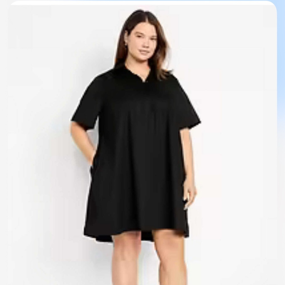 NWOT Old Navy Black button Dress 3X